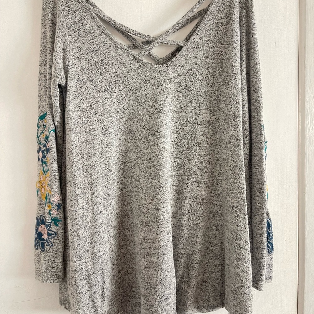 Soft sweater blouse